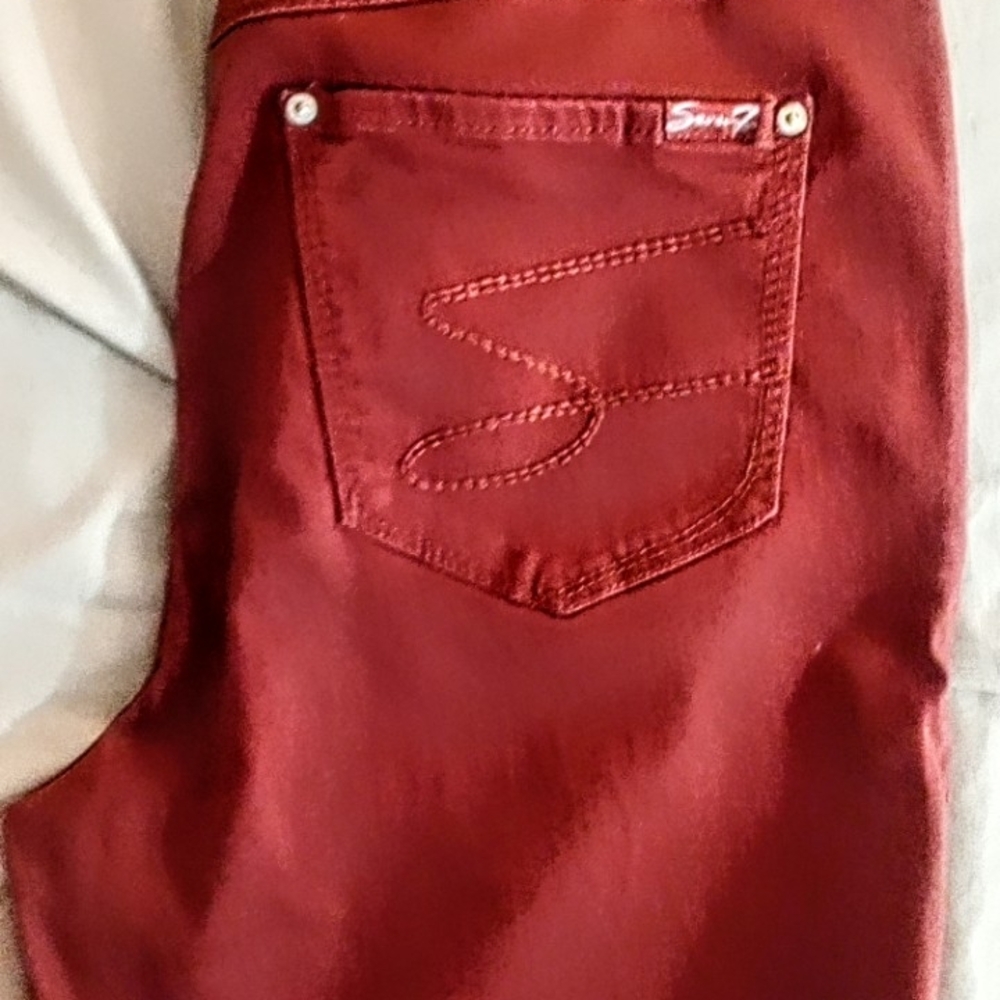 Seven7 Red Jeans
